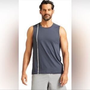 Peloton Mens Striving Muscle Tank | Navy Blue | Size Medium